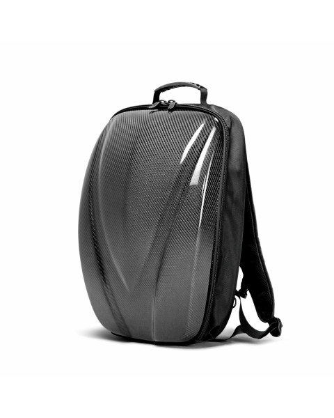 Carbon fiber hard shell backpack - Black